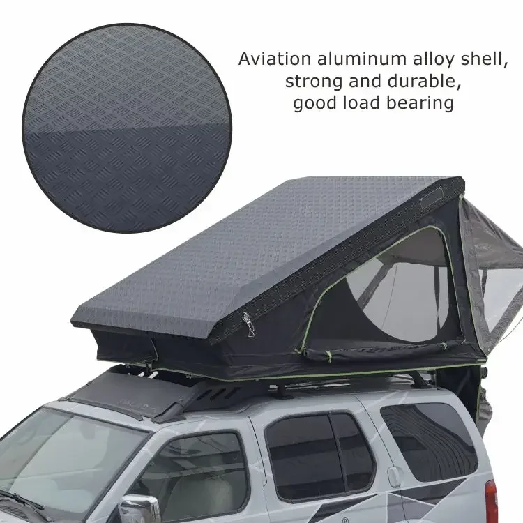 Custom Aluminum Hard Shell Car Roof Top Tent Outdoor Folding Camping Truck Rooftop Tent for SUV