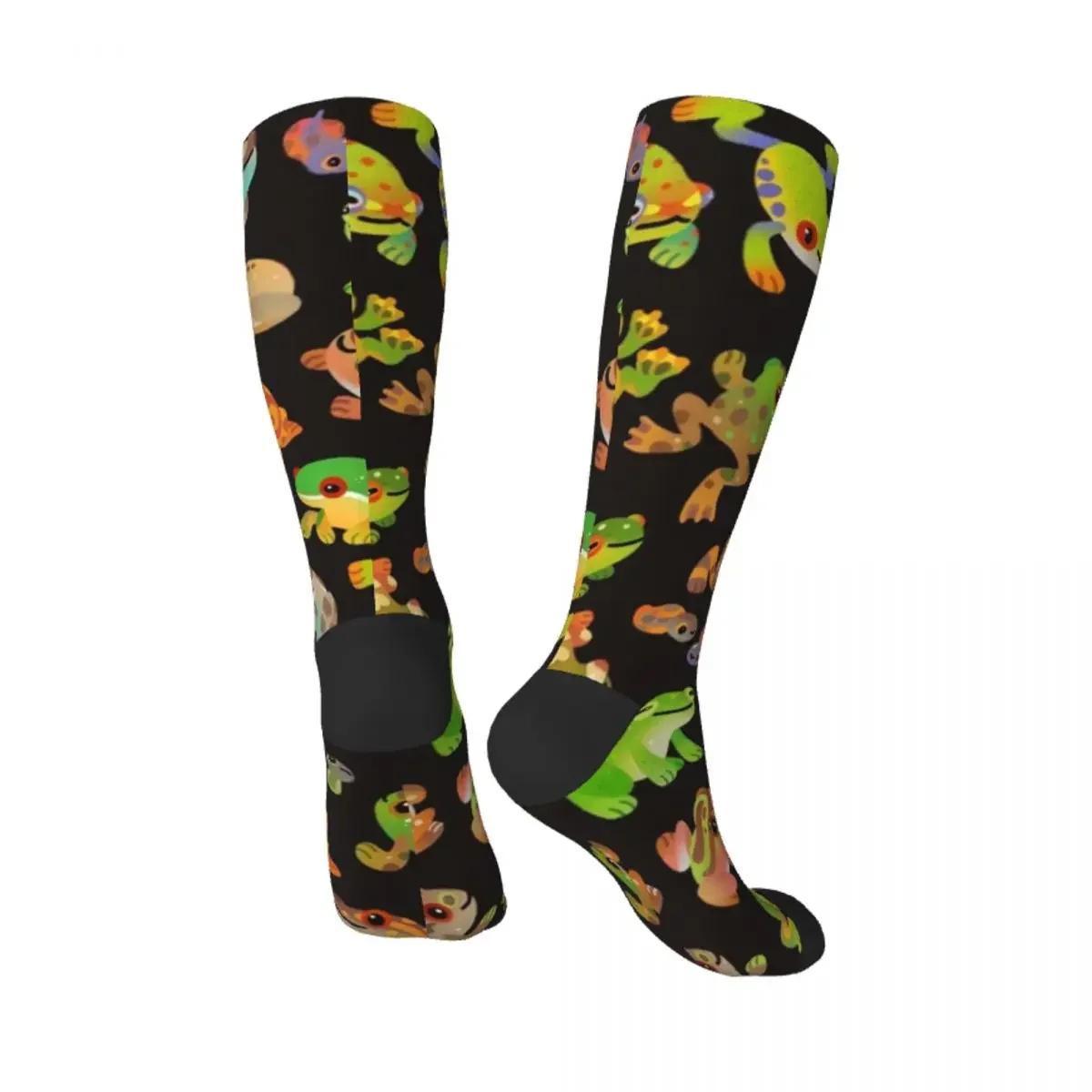 Tree frog - dark Socks summer Novelties sports stockings Socks Ladies Men's