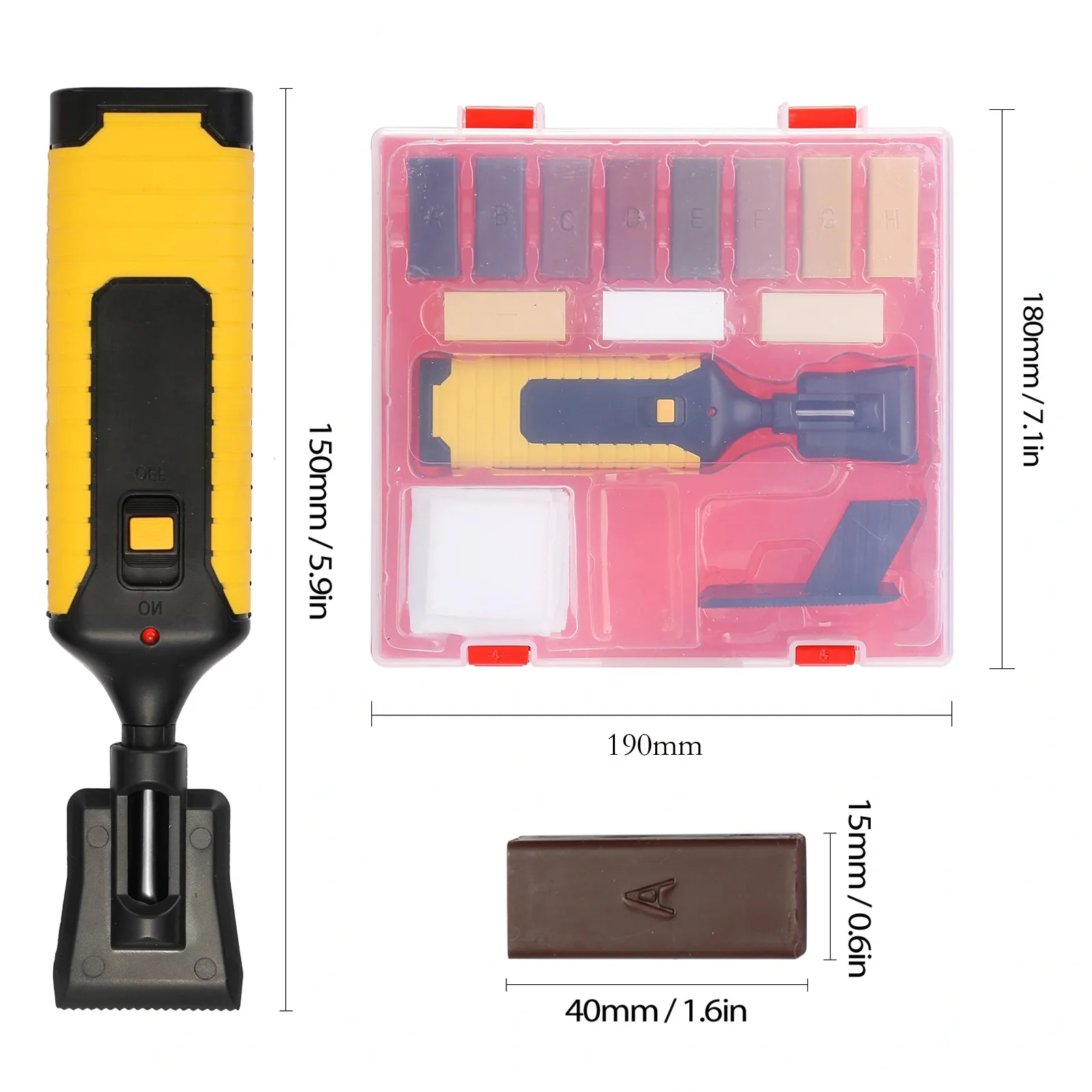 Multifunctional Floor Repair Tools Easy To Use Solution Cracks And Dents Wood Floor Restoration Home Renovation Maintenance Part
