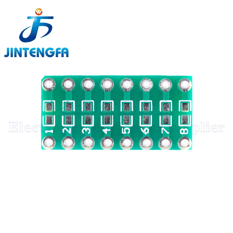 10PCS 0805 0603 0402 to DIP PCB Transfer Board DIP Pin Board Pitch Capacitance Resistance Adapter plate Conversion board