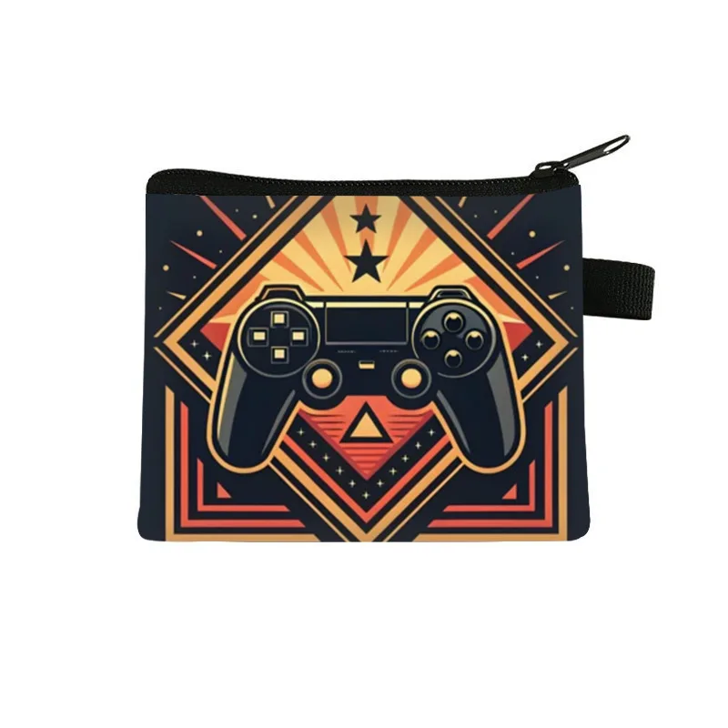 Game Handle Children Coin Purse Mini Bag Key Coin Headphone Bag Cute Cartoon Polyester Wallet Card Holder Wallet Bags For Women view 6