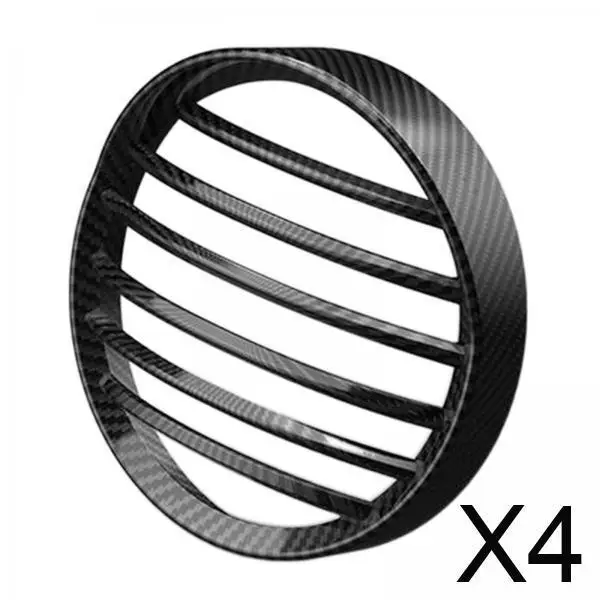 

Headlight Cover Protector Assemblies ABS Lampshade Vehicle Mesh Grill for 14cm Round Motorcycle Front Light