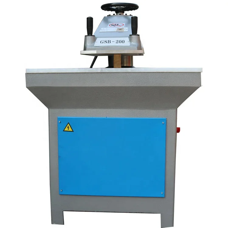 Leather Making Machine Clicking Press Hydraulic Swing Arm Cutting Machine Die Cutting Beam Clicker Press