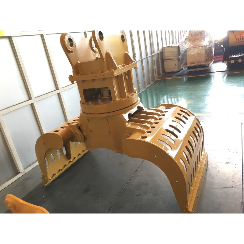 Customized Universal Excavator Demolition Grab Durable Hydraulic Rotating Clamp For Debris Sorting