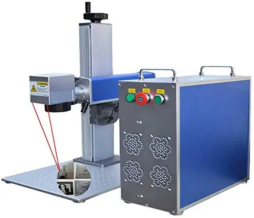 Big marking area 300 300mm laser engraving machines metal optical fiber laser marking machine