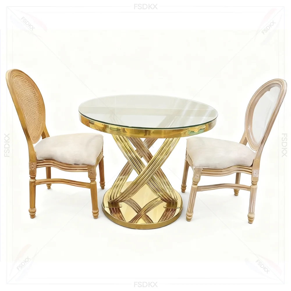 

High Quality Exquisite White Wedding Ceremony Table Banquet Stainless Steel Cake Tables for Wedding Decoration