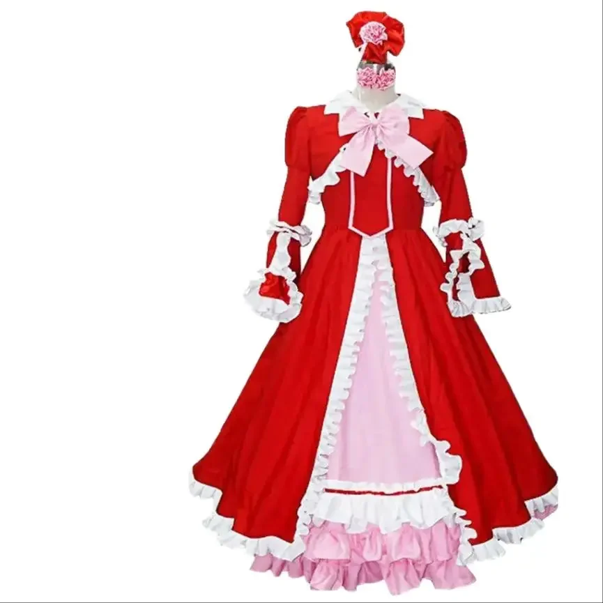 

Unisex Cos Anime Elizabeth Ethel Cordelia Midford Lolita Cosplay Costumes Dress Suit Sets Custom Size