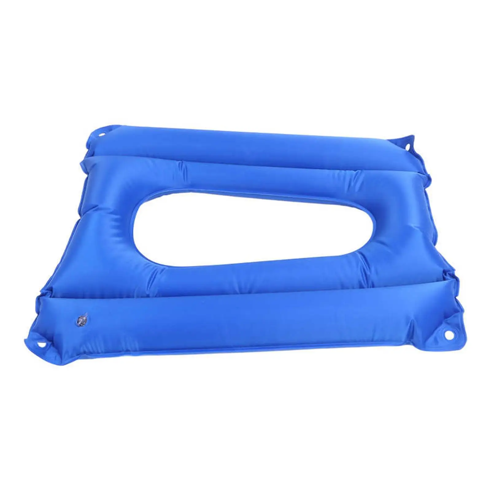 Multipurpose Toilet Cover Pads Inflatable Cushion for Potty Seat Foldable Non Slip Reusable Flocking PVC Material Portable