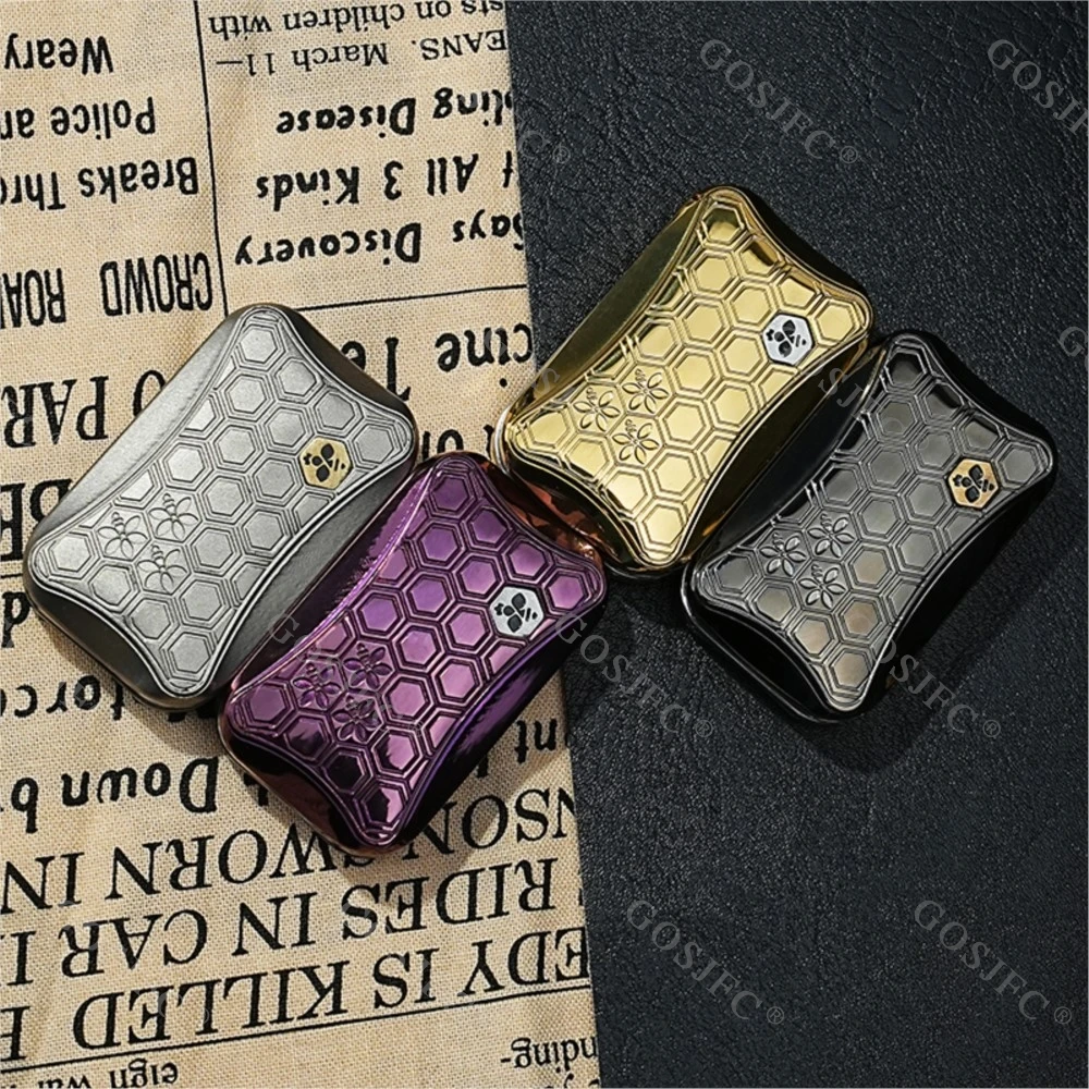 Abeja ilimitada empujando deslizador diapasón magnetismo Fidget Slider titanio Fidget juguetes para adultos