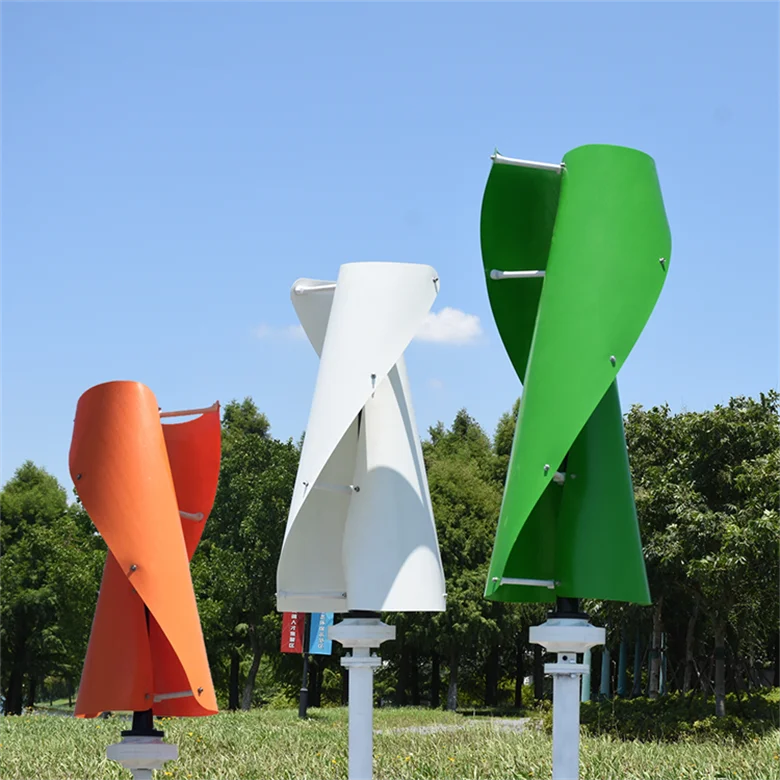 

Factory Stock 5kw 24v 48v Vertical Axis Wind Turbine Generator Kit Permanent Magnet Silent Windmill For The Home Generator 5kw