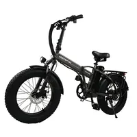 NEW 500W Aluminum E-Bike 20Inch Fat Tire Beach Snow Fold Electric Bicycle 48V 13AH Lithium Battery Electric Bicycle range 45km