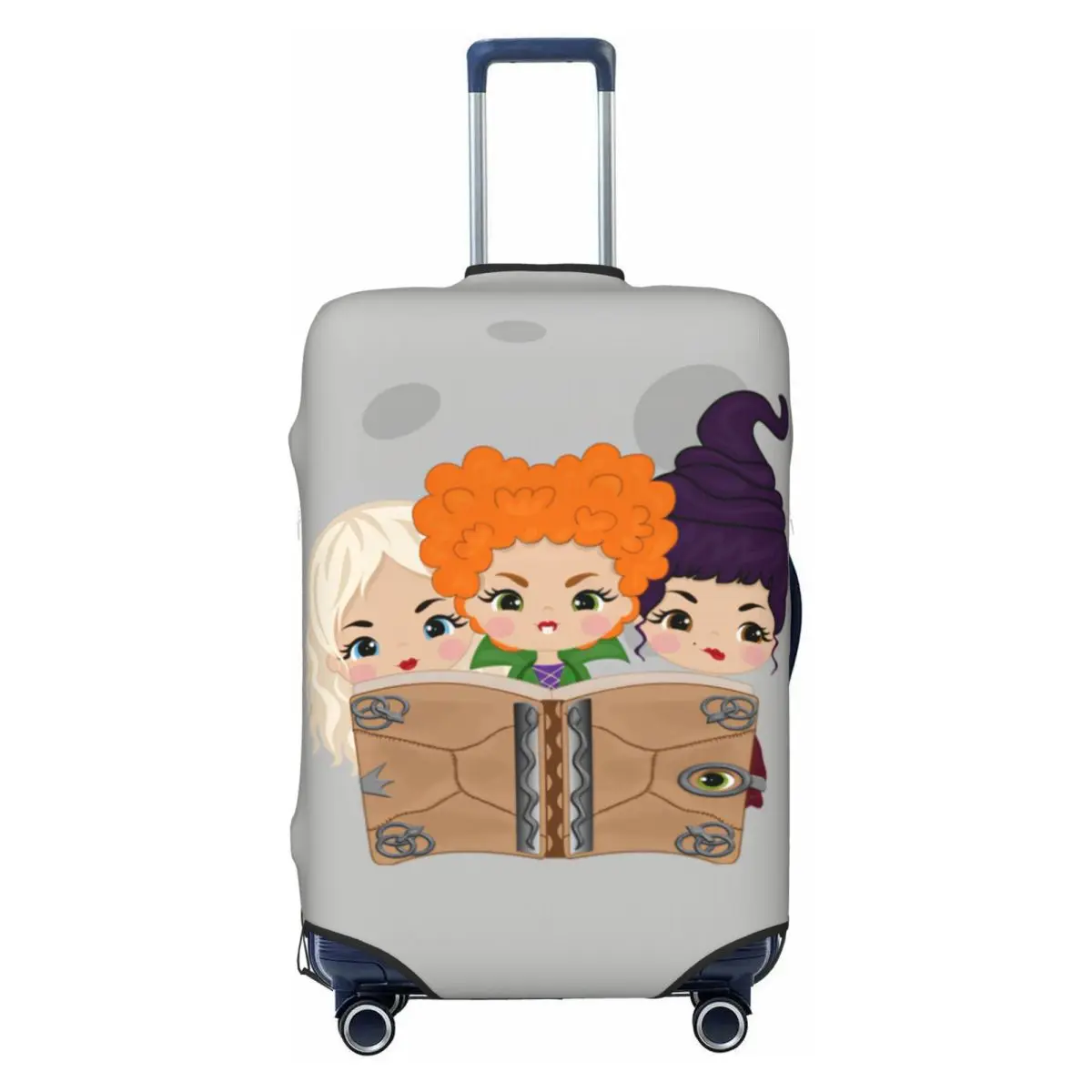

Hocus Pocus Sanderson Sisters Luggage Cover Elastic Halloween Travel Suitcase Protective Covers Fits 18-32 Inch