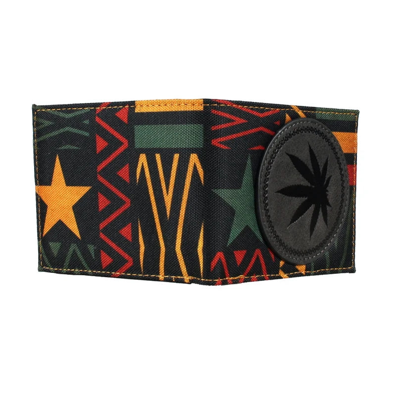 Dope Weed Leaf składany portfel męska designerska torebka damska Carteras Para Mujer portfel 1471