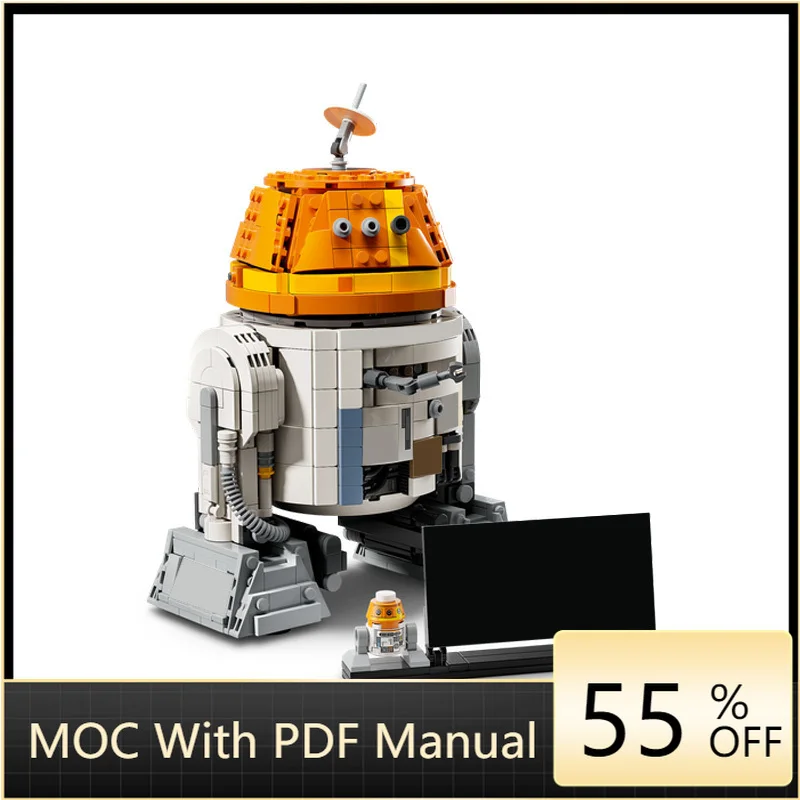 

1039 PCS MOC Star Battle Astromech Droid Model Building Blocks Bricks Creative DIY Assembly Educational Toys Kid Christmas Gifts