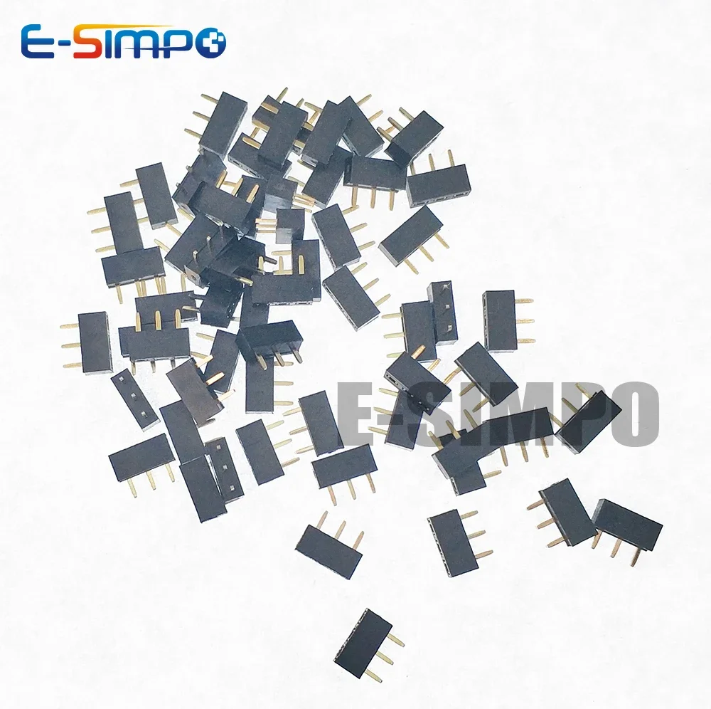 20pair 2.54mm PH3.5 Single Row Low Profile Straight 1x2/3/4/5/8/10P Rohs Goldplate PCB Female + Male Pin Header Socket Connector