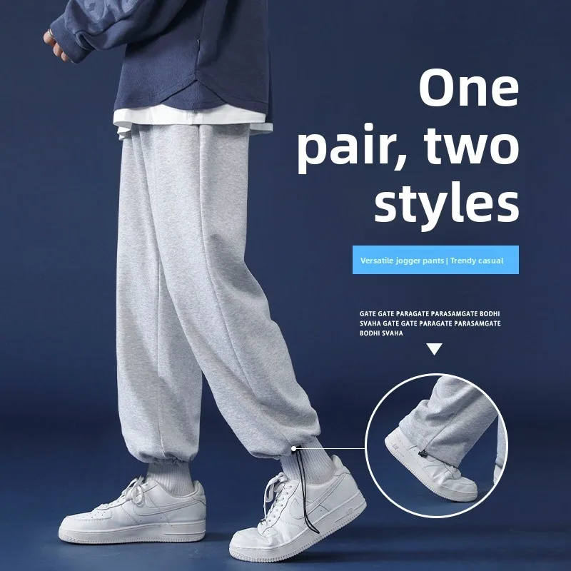 

Серые свободные мужские спортивные брюки-джоггеры, повседневные, тонкие, больших размеров, для полных мужчин, легкие, модные, весна-лето-осень