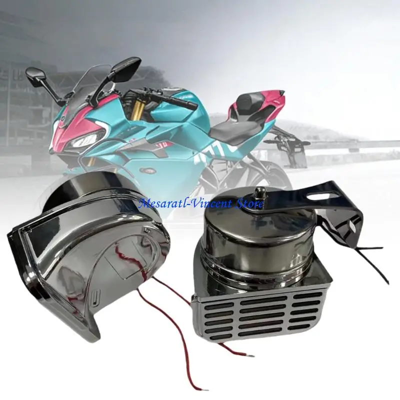 A70F Premium 12V 24V Autohupe aus Edelstahl mit zwei Tönen und lautem Ton – Detail 2