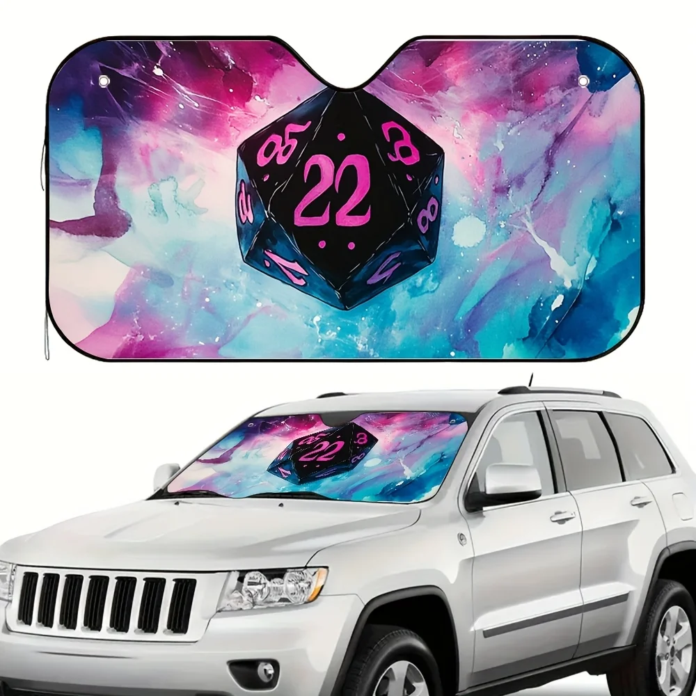 

1 шт. автомобильный солнцезащитный козырек D20 Cosmic Roll — яркий дизайн Galaxy, быстрая установка, защита от солнца на весь день для вождения на большие расстояния