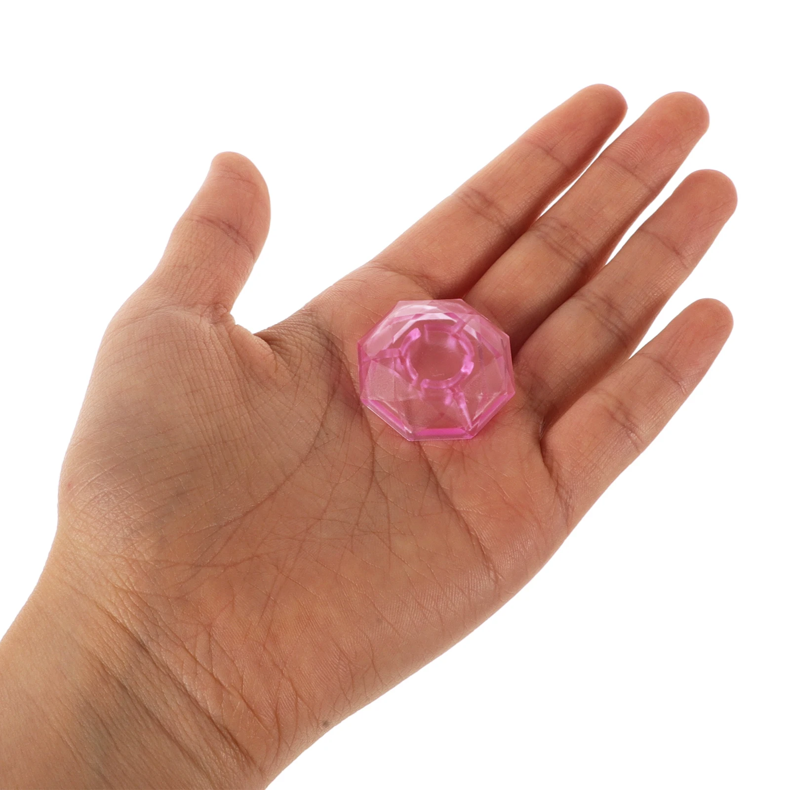 

5pcs Pink Diamond Effect Pedal Footswitch Toppers Plastic Pedal Button Caps Footswitch Protector For Electric Guitar Durable