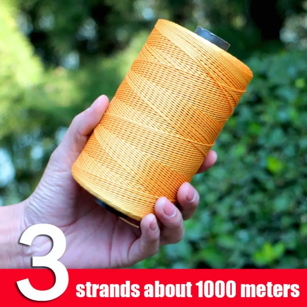 Reel Kite Parts ไนลอน Knit Kite Line ขนาดใหญ่ DIY Kite String ทนทาน 2/3/4 Strands สายยาง Camping