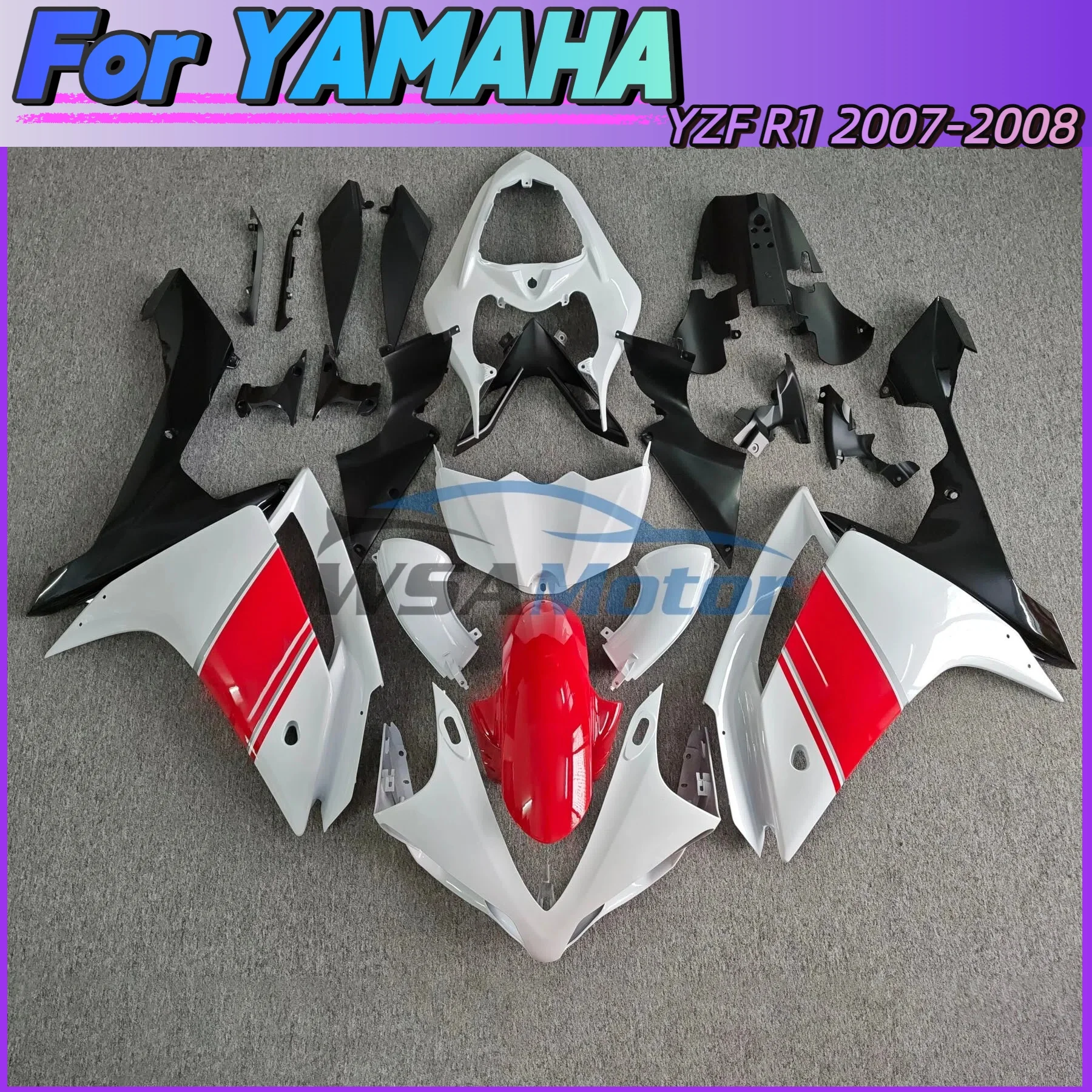 

Carbon Fiber Paint Complete Bodywork Fender Fairing Cowls Panel Spare Parts For Yamaha YZF R1 2007 2008