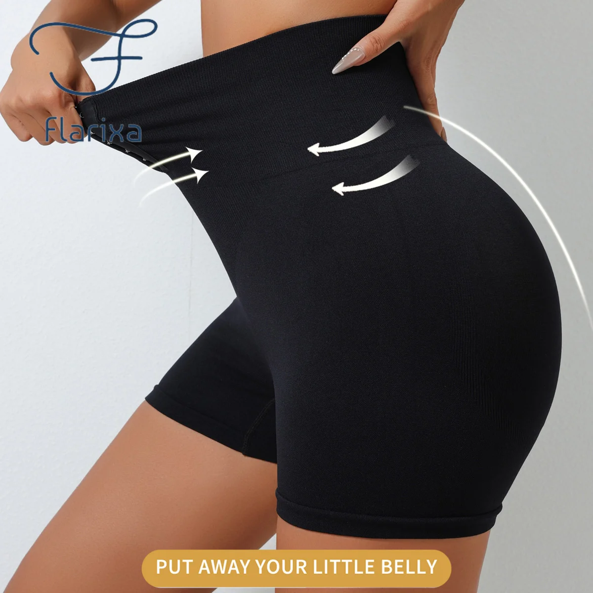 Flarixa High Waist Seamless Panties Flat Belly Shaping Women Breasted Shaperwear Tummy Butt Lift Pants Slimming Underwear