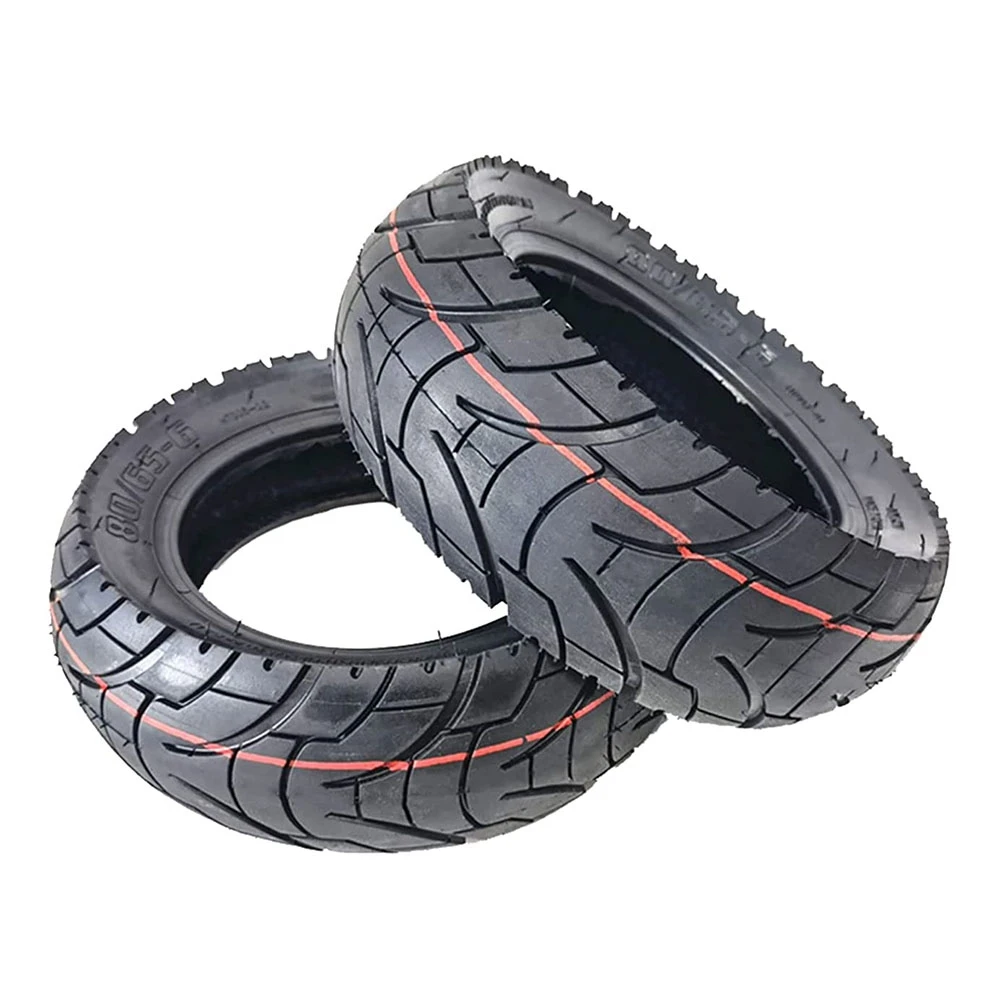 10 Inch Tubeless Electric Scooter Tire,80/65-6 Tire,10X3.0-6 E-Bike Explosion-Proof Rubber Tires,Road Tire