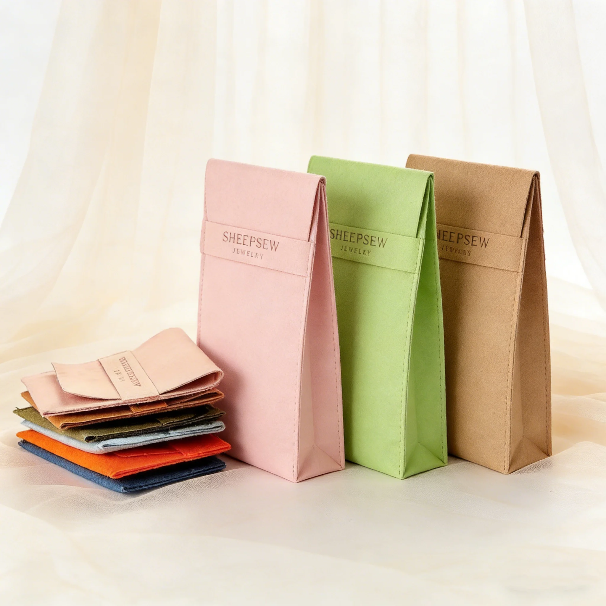 

50/100 шт. милых подарочных мешочков из микрофибры с индивидуальным логотипом для ювелирных изделий: серег, колец, браслетов, кулонов. Органайзеры для украшений, сувениры на свадьбу.