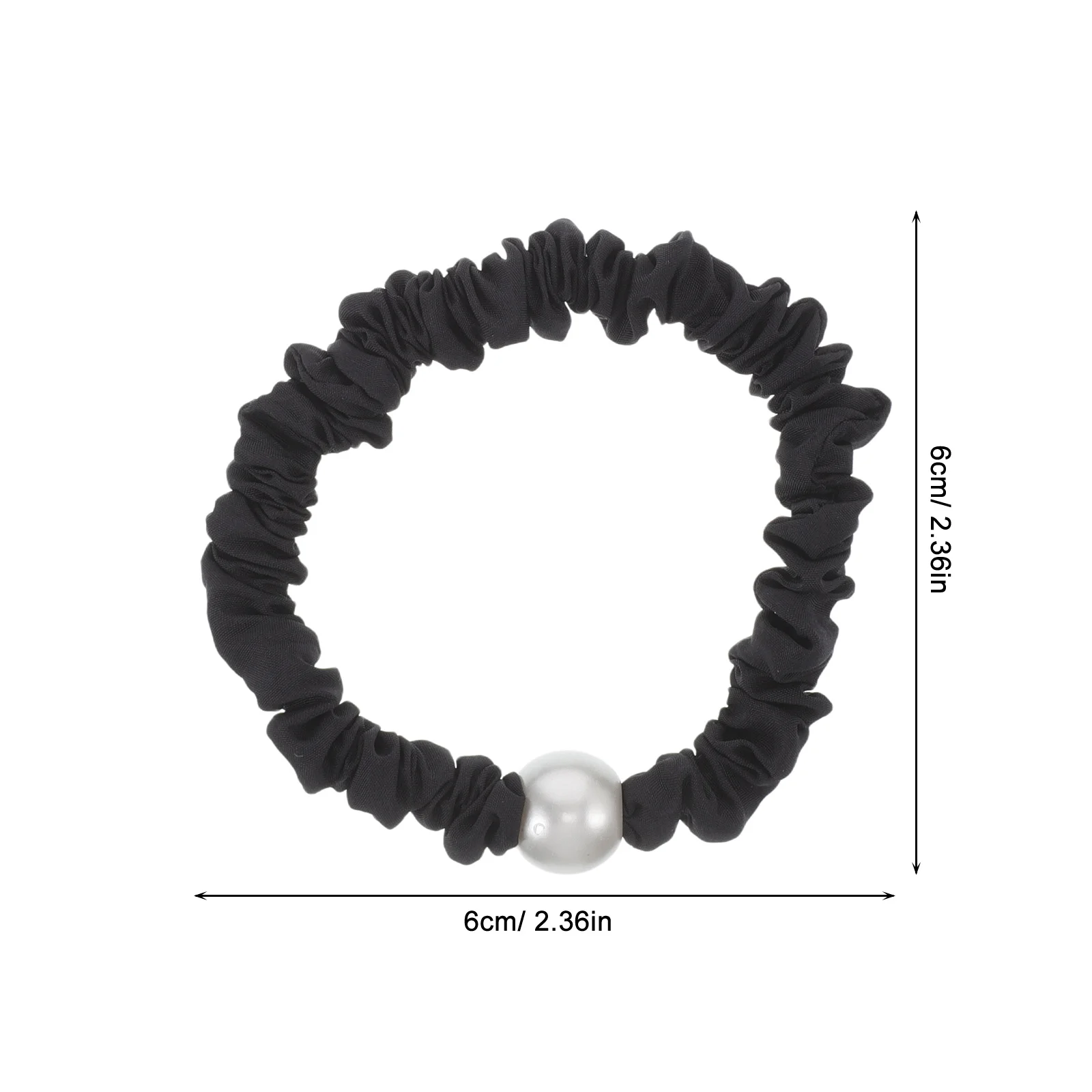 3 pezzi elastici elastici porta coda di cavallo con perle decorative fasce per capelli morbide e durevoli per le donne accessori elasticizzati stile Boho uso quotidiano