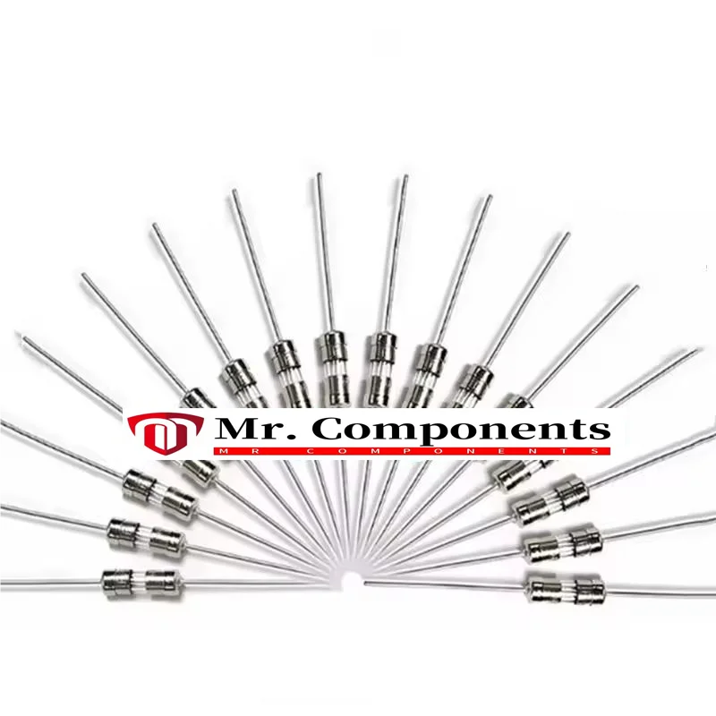 10PCS With lead pins 3.6*10mm F0.5A 1A 1.5A 2A F3A 5A 6A 8A 10A 12A 15A 20A 25A 30A 250V All-glass fuse with glass seal tube New