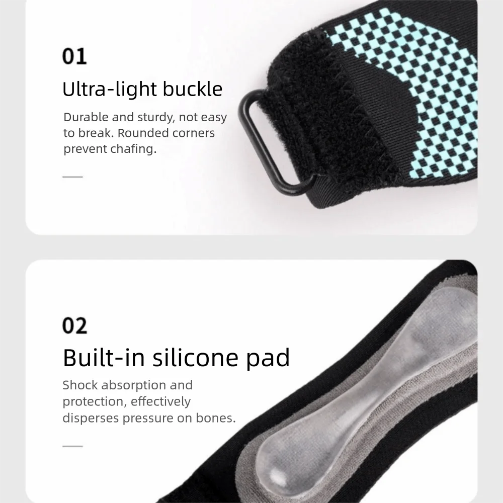 Cushion Pressure Knee Pads Patella Strap Breathable Adjustable Sport Knee Wrap Pressurize Shock-absorbing Knee Band Brace