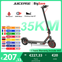JUICEASE 35KM Electric Scooter 350W Scooter For Adults Foldable Mobility for Xiaomi M365 AOVOPRO ES80 Electric Kick Scooters