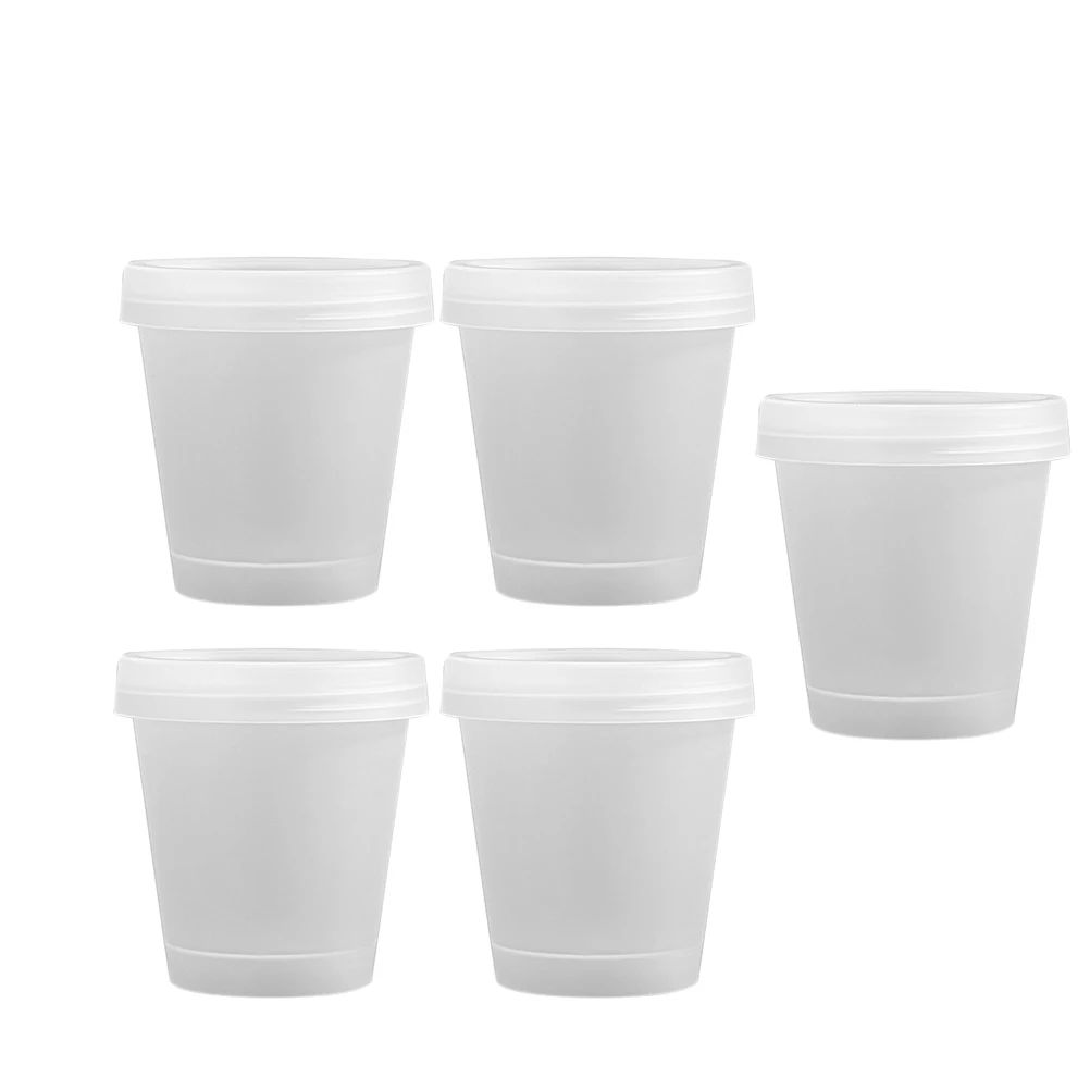 5 قطعة زجاجة توزيع فرك بلوري قابلة لإعادة الملء كريم جرة حاوية محمولة للسفر ماكياج غسول الشامبو تخزين