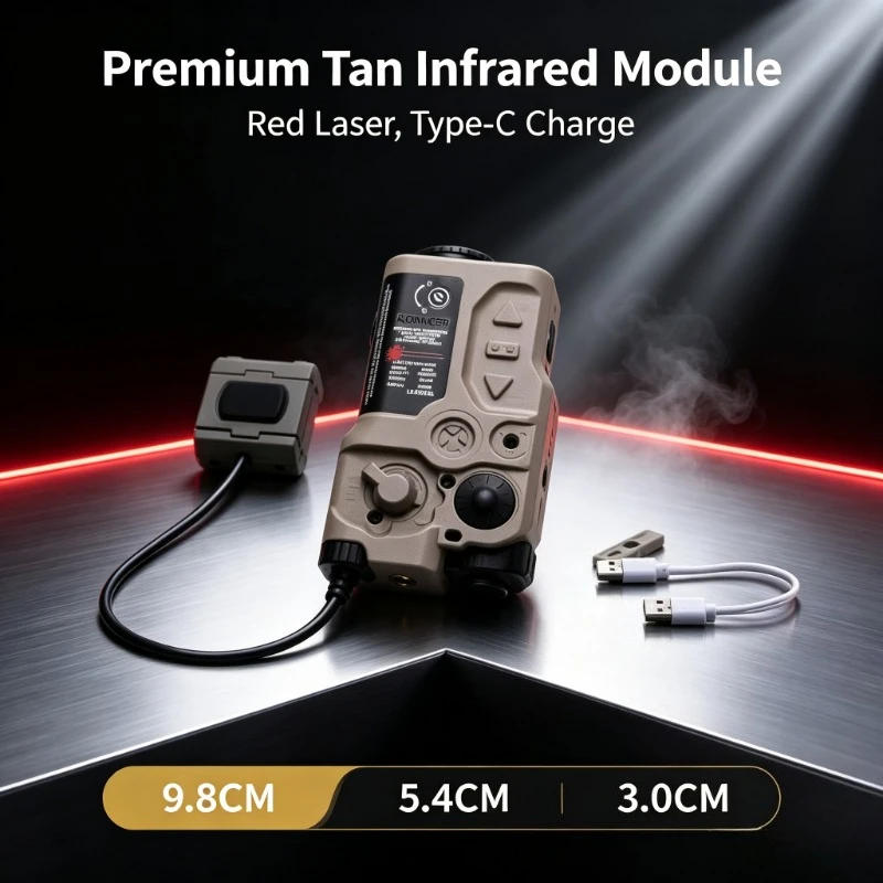 Versatile Outdoor Hobby Lamp RAID‑X RG Light Module, Stable 20mm Rail Mount Auxiliary Lighting Part