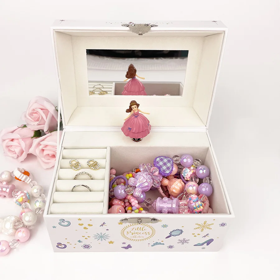 

Musical Jewelary Display Packaging Box Storage Box Multicolor Earrings Necklace Ring Display Case Wedding Party Decoration S084