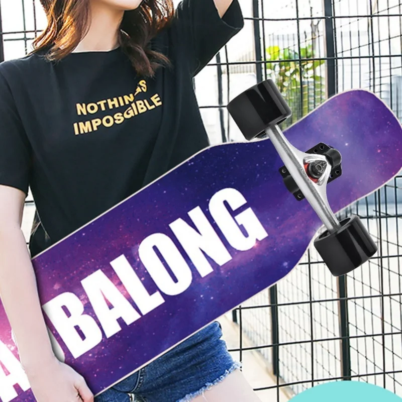 

2pcs Skateboard Truck With Skate Wheel Riser Pad Bearing Accessory