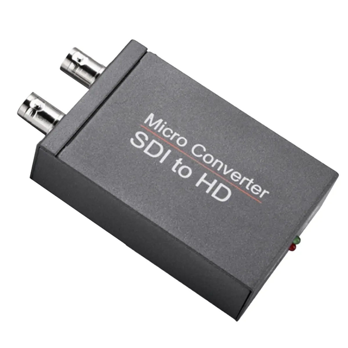 A86G NEW 2Pcs SDI to -Compatible to SDI Adapter Mini 3G HD SD-SDI Video Micro Converter with Audio Auto Format Detection