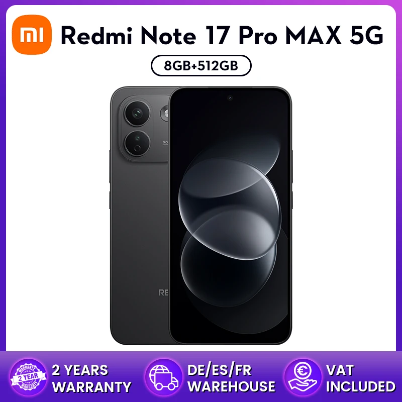 Xiaomi Verde Móvil Redmi Note 17 Pro Max 5G Nfc 6,83" Snapdragon 6 Gen 5 Batería De 9210Mah - 8G Ram 256G Rom Y 8G Ram 512G Rom Versión Es (Cargador No Incluido ) - Imagen 14