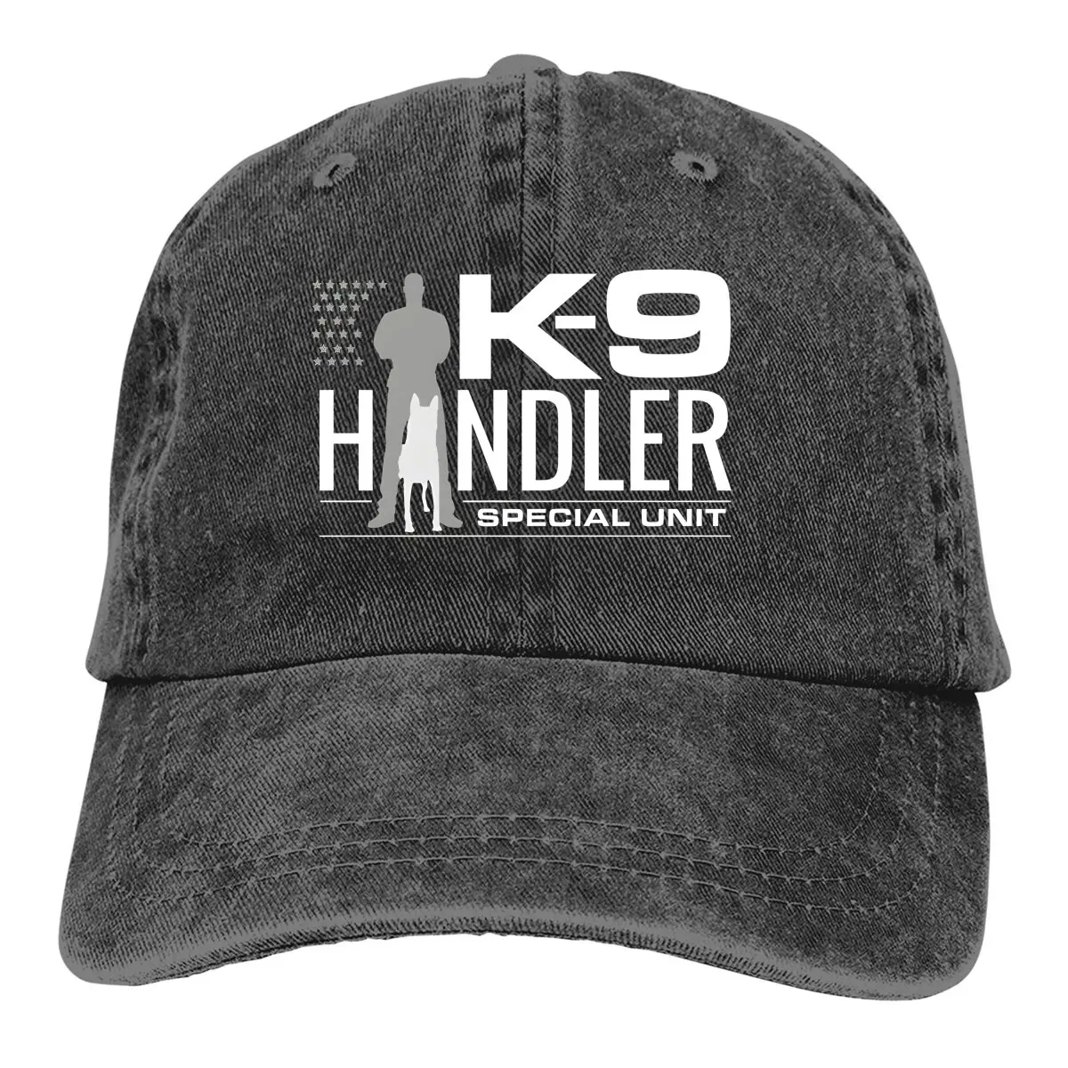 Summer Cap Sun Visor K-9 Handler Hip Hop Caps K-9 Unit Police Dog Cowboy Hat Peaked Hats