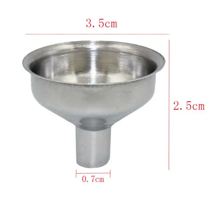 1pc Stainless Steel Funnel Kitchen Oil Liquid Funnel Metal Funnel Filter Wide Mouth Funnel For Canning Home Kitchen Tools