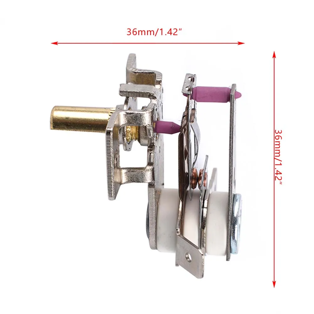 Sakelar suhu termostat pengganti KDT-200, 1 buah 3.6X3.3X3.6cm 5x1 3mm/0.2 \ "x0.5 \"(D * L) 90 °C/162 °F dapat disesuaikan