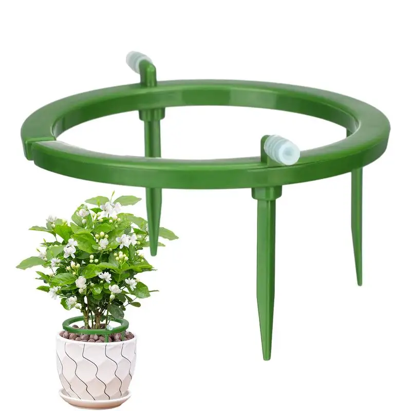 Water Rings For Plant 3 Legs Support Drip Emitter Drip Ring Automatic Plant Watering Dripper For Greenhouse Garden Balcony Grow