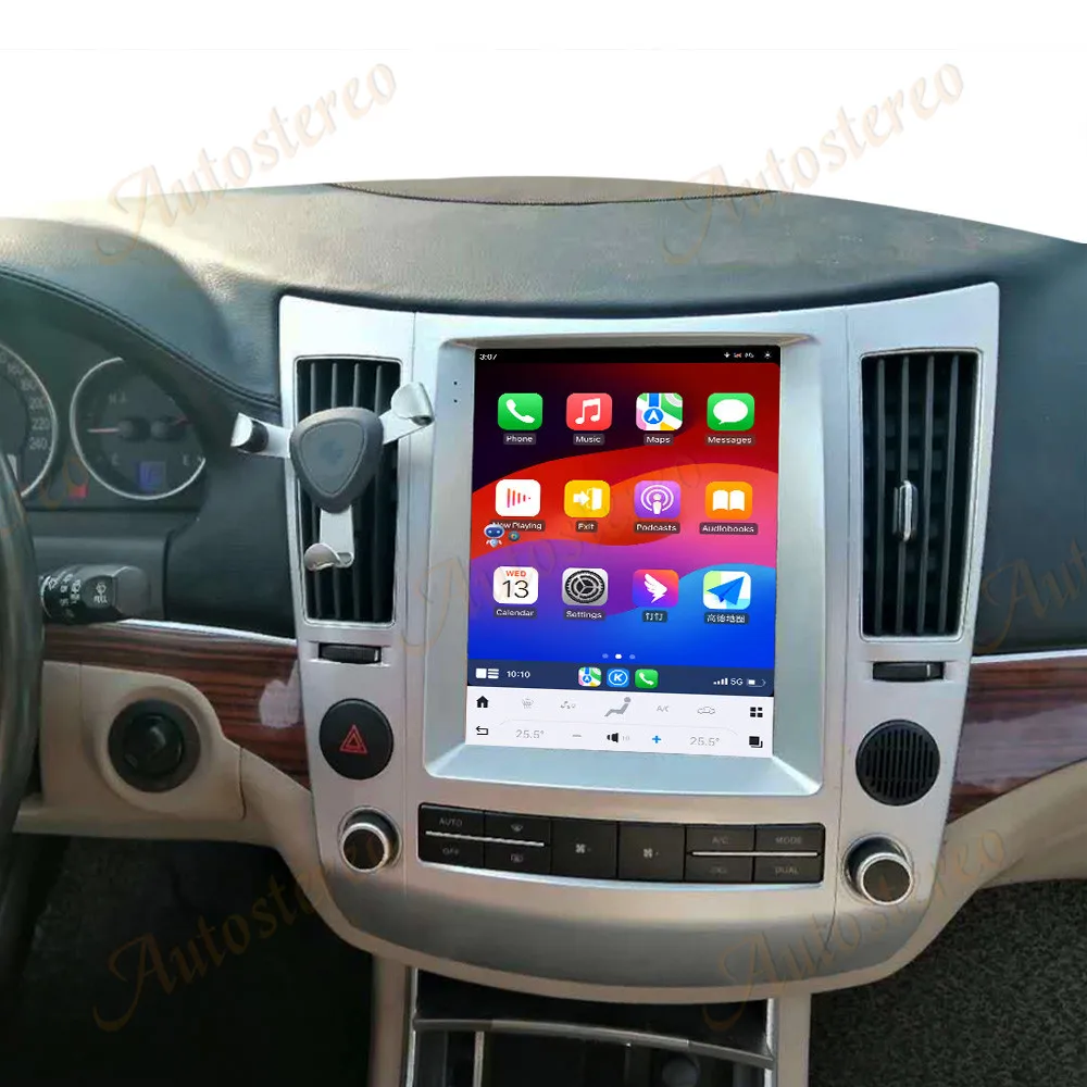 10.4 inch For Hyundai Verax 2007~2012 Audio 2 Din Android 14 Receiver Vertical Style Auto Multimedia Player GPS Head
