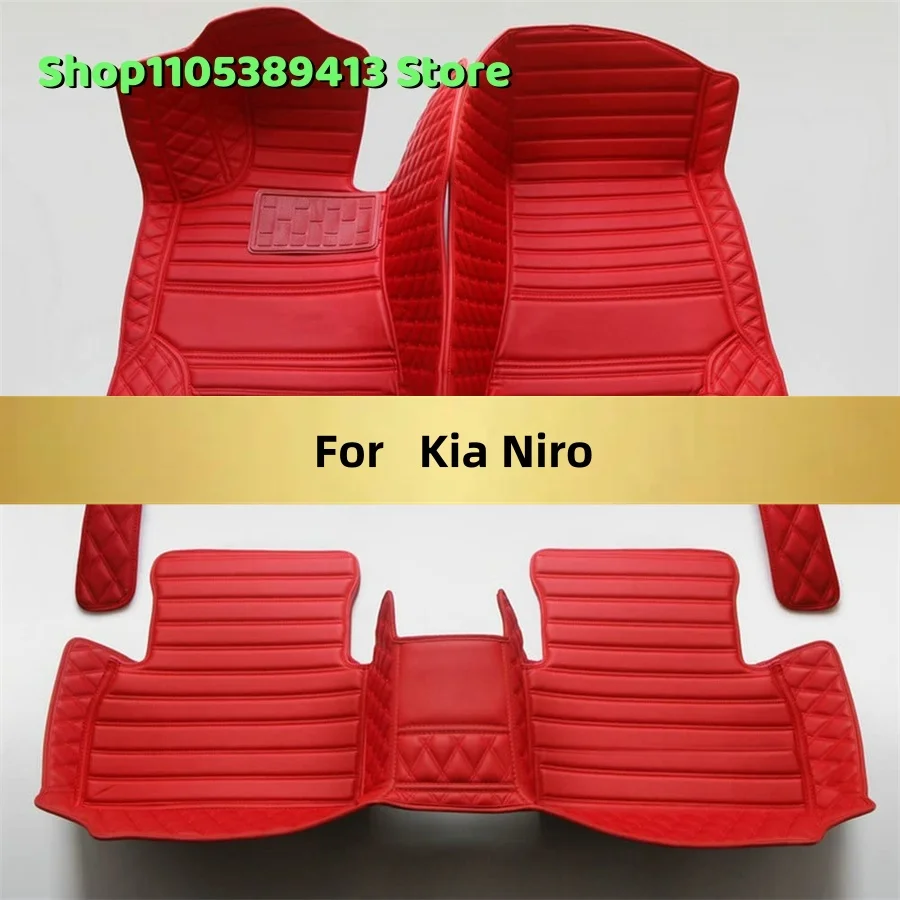 

Artificial Leather Custom Car Floor Mats For Kia Niro 2027 2026 2025 2024 20232022 2021 Car Mat Accessories Mats Carpets Auto