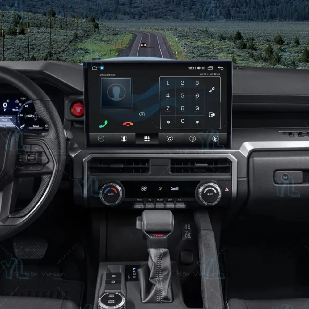 

Автомобильная стереосистема YLL, мультимедиа для Toyota Tacoma 2024, Carplay, Android 13, авторадио, аудиомагнитофон, GPS-навигация, Wi-Fi 4G LTE BT