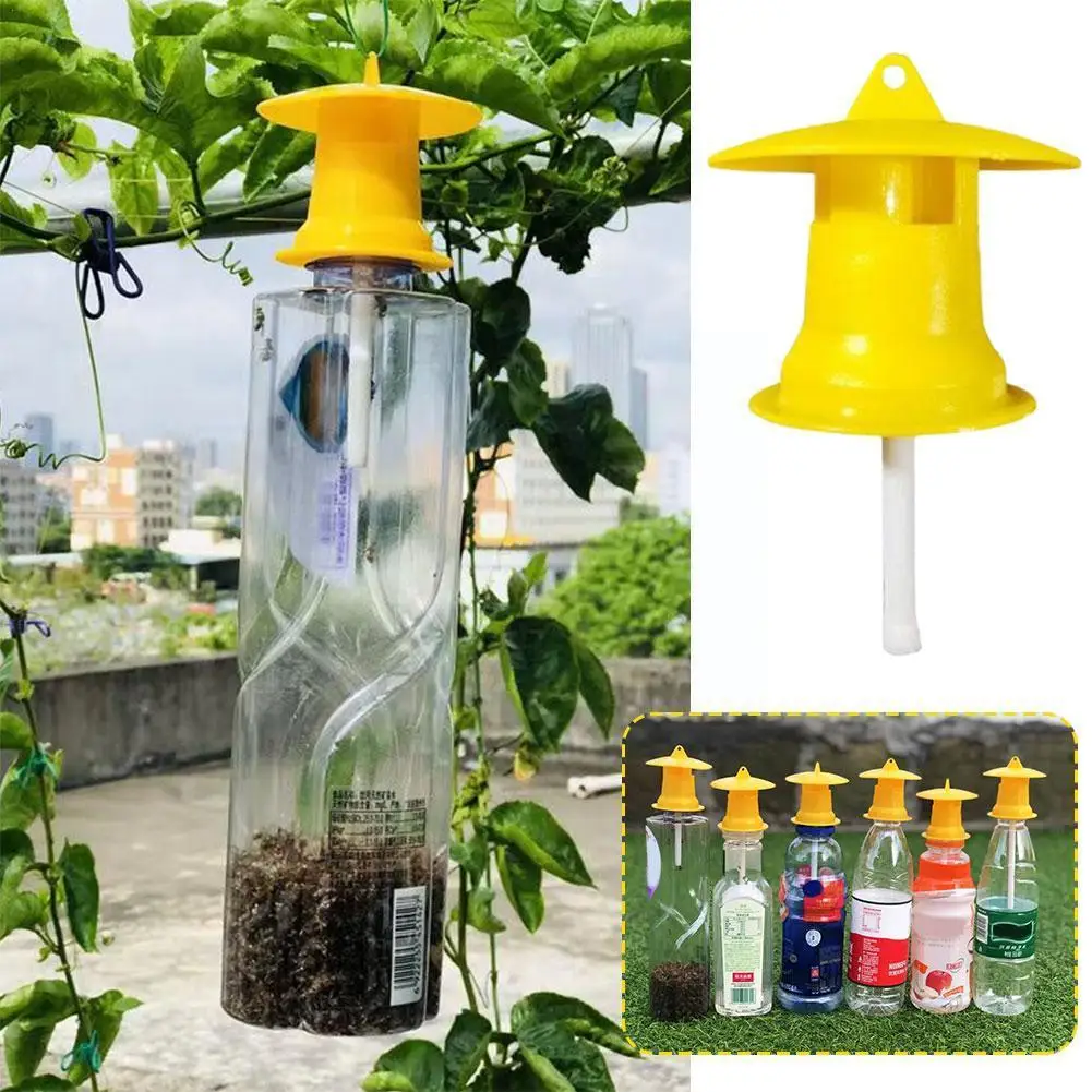 

Fruit Fly Traps Reusable Reusable Plastic Bottle Outdoor Catcher Trap Farm Indoor And Control Pest Fly Garden Insect Or Z5p5