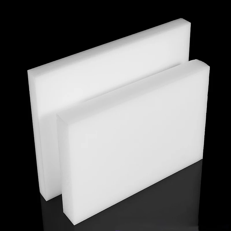 الأبيض البولي بروبلين مجلس سمك 2-10 مللي متر 100x100 100x200 150x150 200x200 210x297 مللي متر الغذاء الصف PP لوح من البلاستيك #4