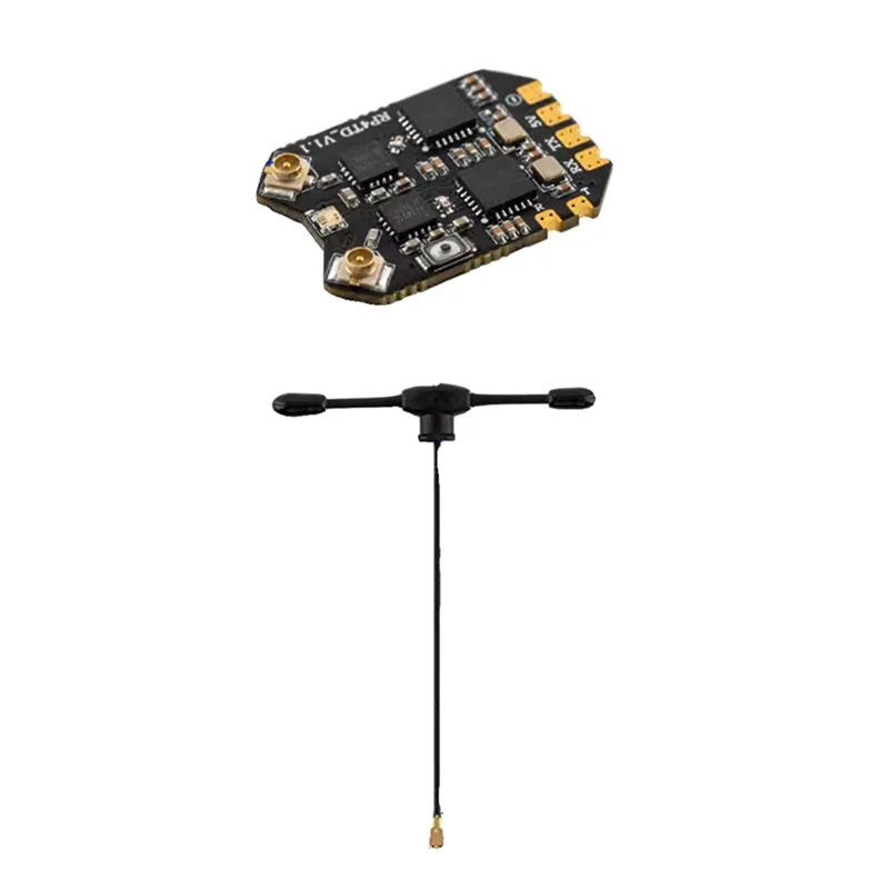 PHILE-RP4TD ELRS 2.4G Receptor de Diversidade Fpv Antena Dupla Receptor de Navegação Remota Receptor Modelo Uav