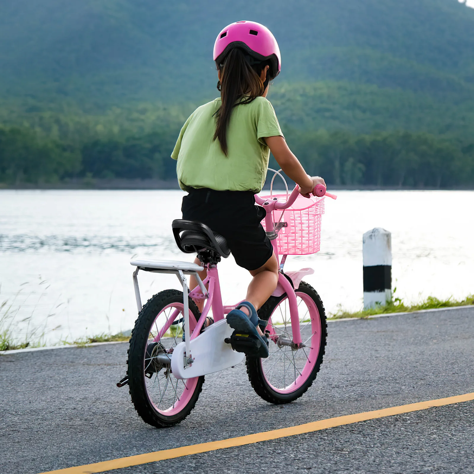 

Children Bike Saddle Comfortable Seat for Road Mountain Bikes Lightweight Easy Install Washable Pad Accessories Cycling