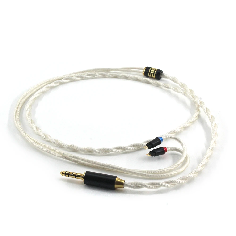 1.2m Tianshanxue Series Earphone Upgrade Cable Gold Silver Palladium Copper Advanced Element Hybrid Cable